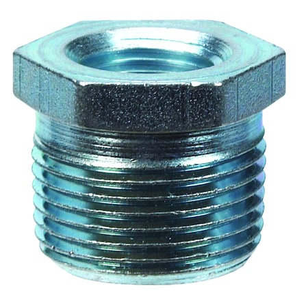 Billco Billco Corporation 1/2 in. MPT X 1/4 in. D MPT Galvanized Hex Bushing 753288000056